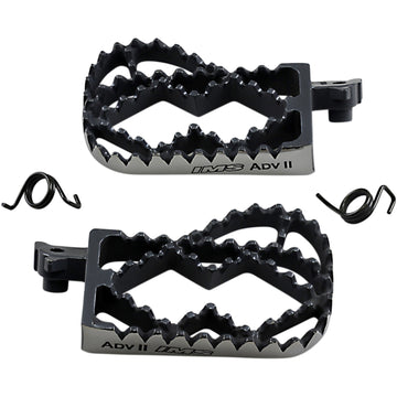IMS PRODUCTS INC. Adventure II Footpegs - Black 253116-2