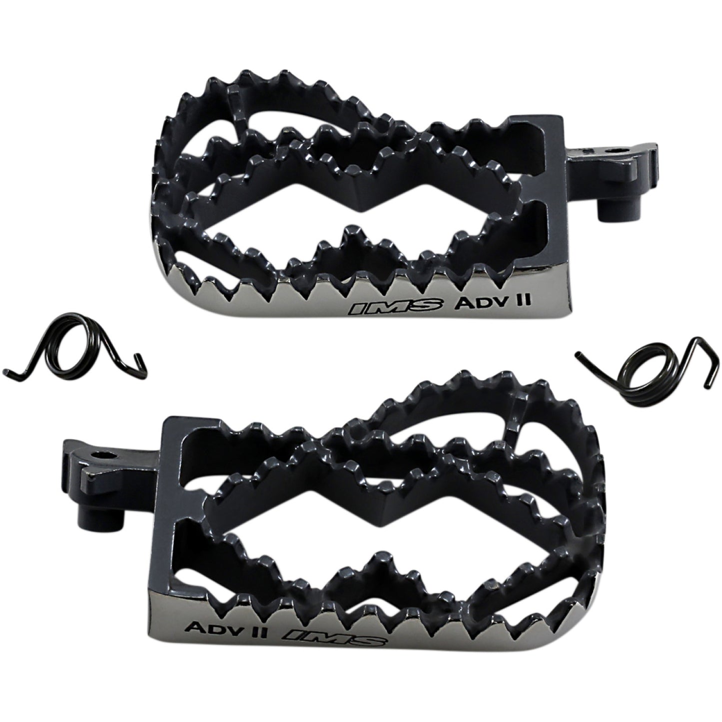IMS PRODUCTS INC. Adventure II Footpegs - Black 253116-2