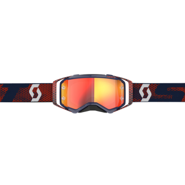 Prospect Goggle Red/Blue Orange Chrome Works Lens