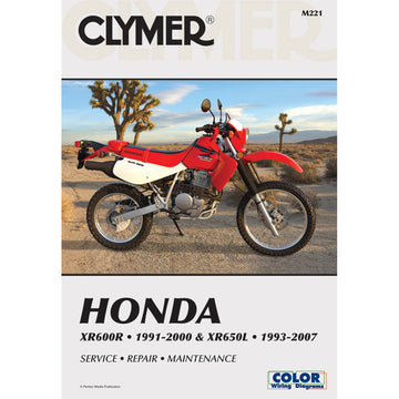 CLYMER Manual - Honda - XR600R / XR650L CM221