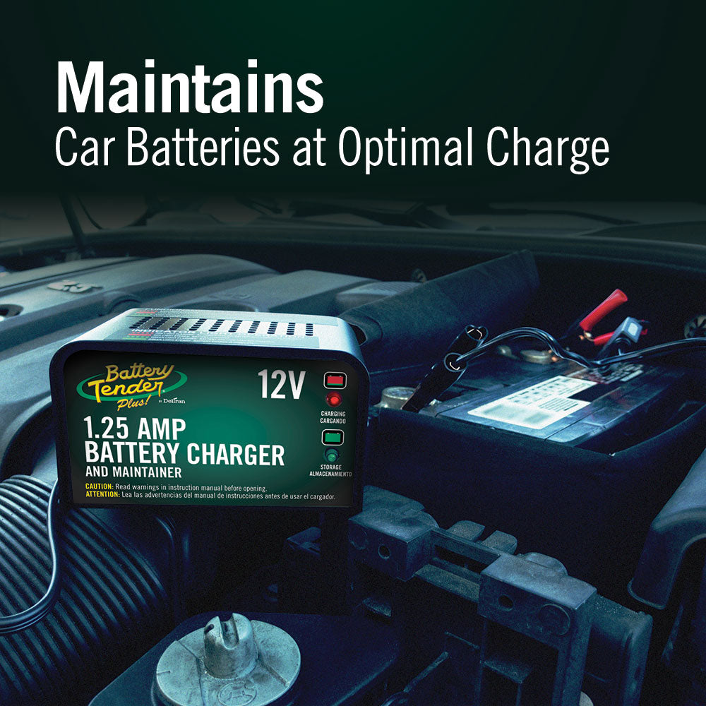 PLUS 1.25 AMP 12 VOLT CHARGER