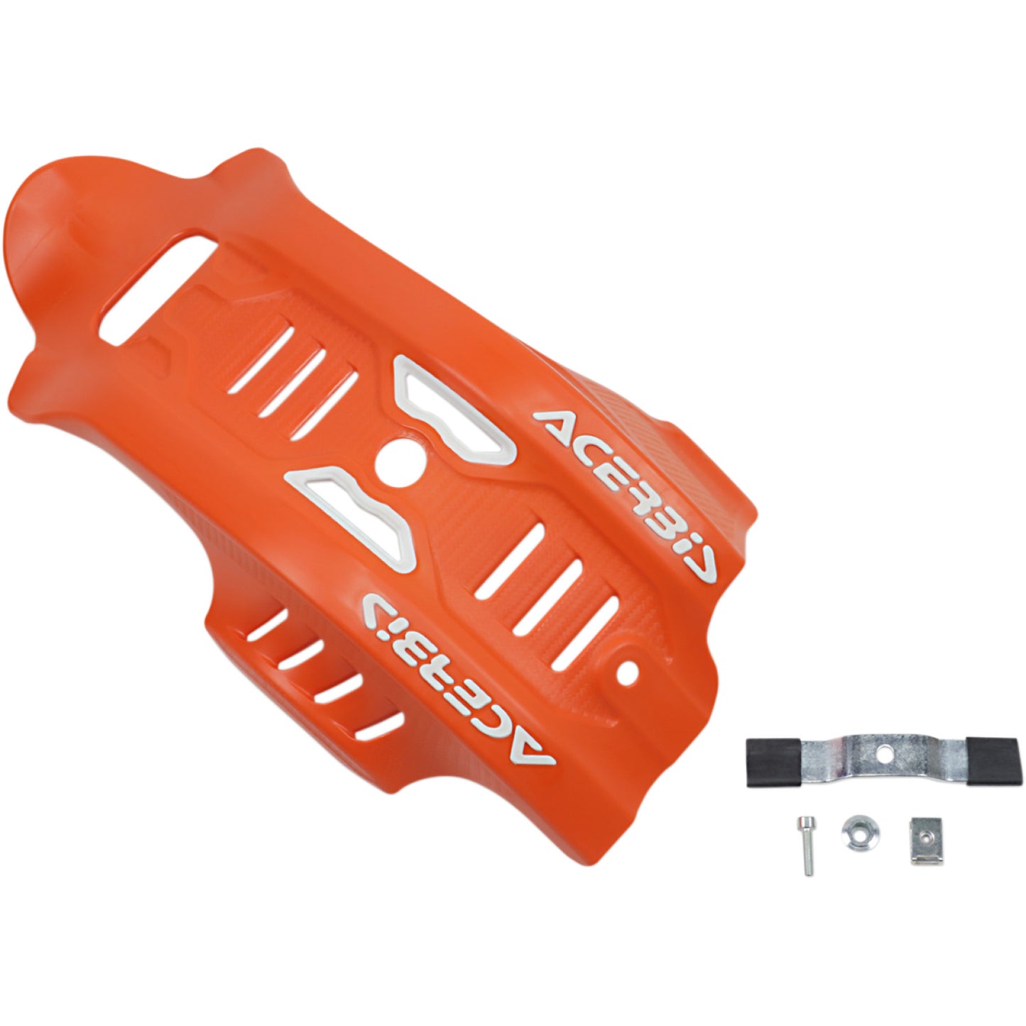 Acerbis Skid Plate - Orange/White - Gas Gas | Husqvarna | KTM 2733465321