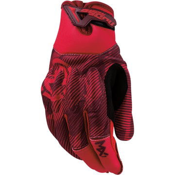 Moose Racing MX1* Gloves - Red/Black - Medium 3330-7053
