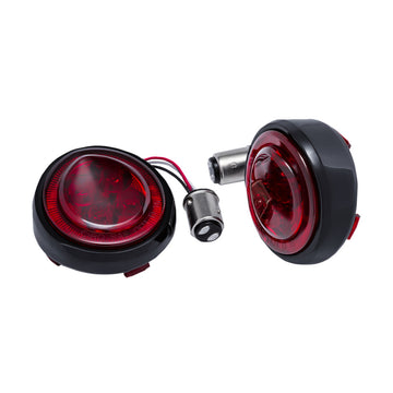 CIRO Turn Signal Insert - Red LED - Red Lens - Black 45720