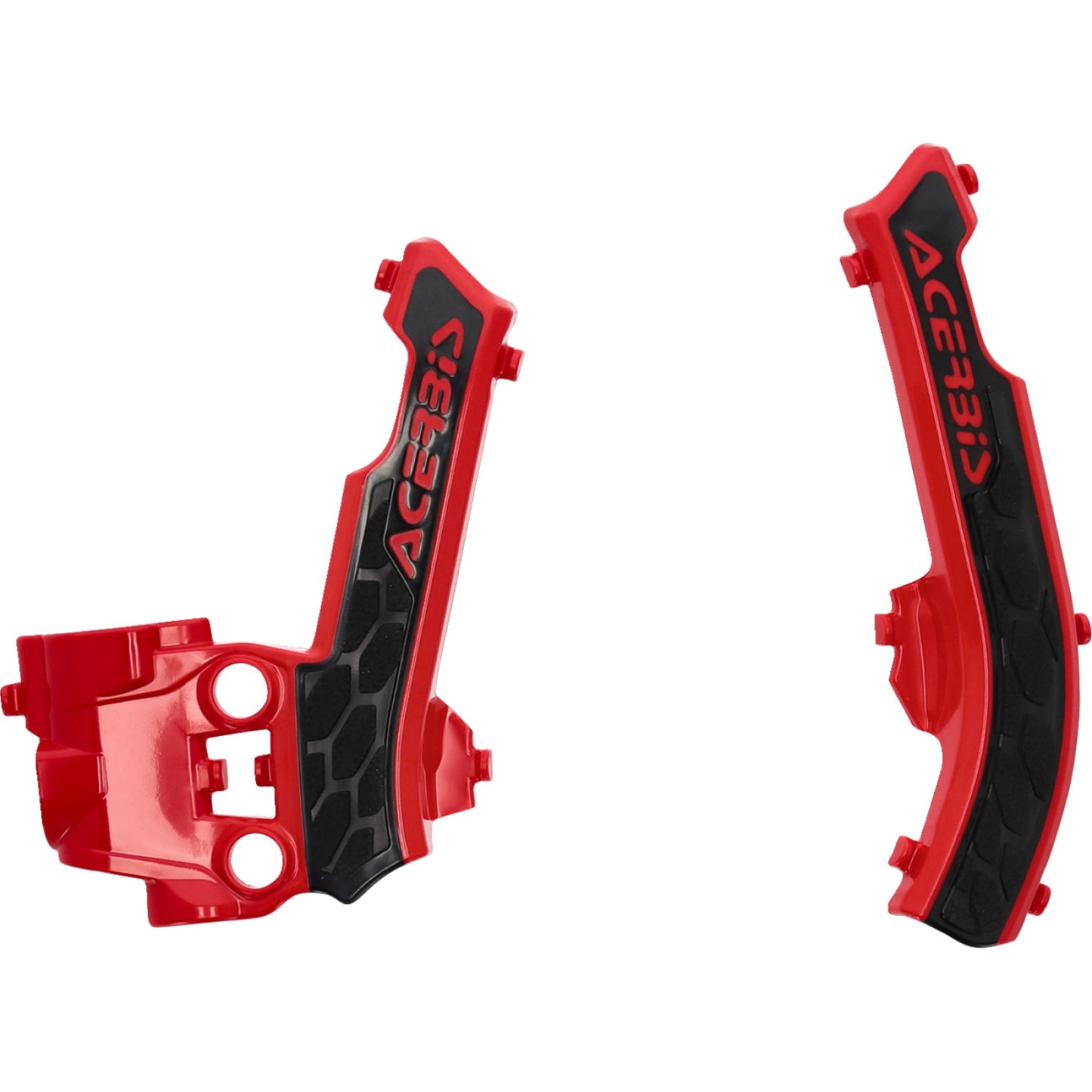 Acerbis X-Grip Frame Guards - Red/Black - Gas Gas | Husqvarna | KTM 2979611018
