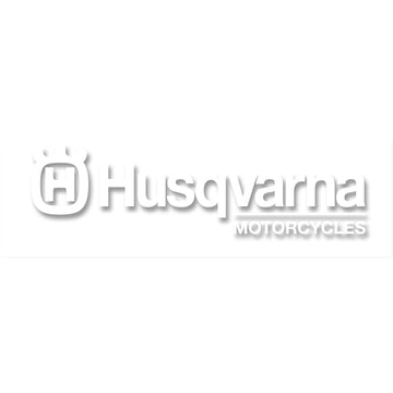 FACTORY EFFEX Die-Cut Decal - 3' - Husqvarna White 22-94654