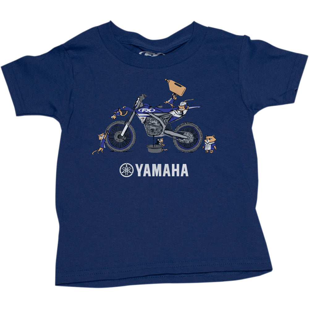 FACTORY EFFEX Toddler Yamaha Pit Crew T-Shirt - Navy - 3T 22-83222