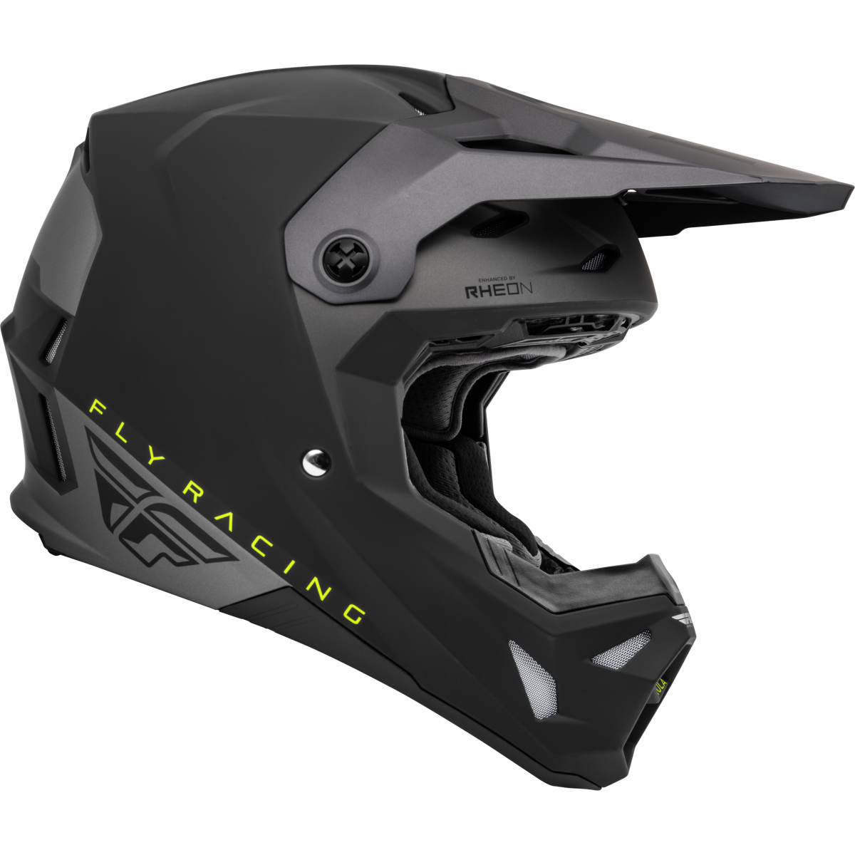 Fly Formula CP Slant Helmet Matte Black/Grey/H-Vis - Medium