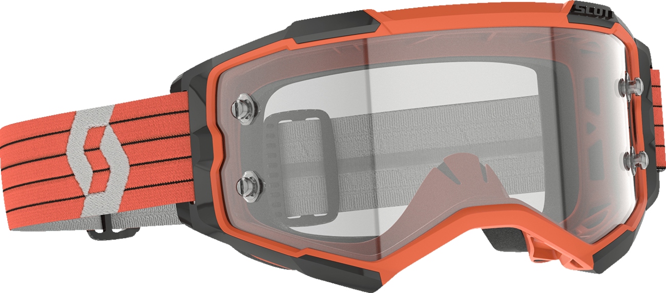 Scott Fury Goggle - Orange/Gray - Clear Works Lens 274514-1011113