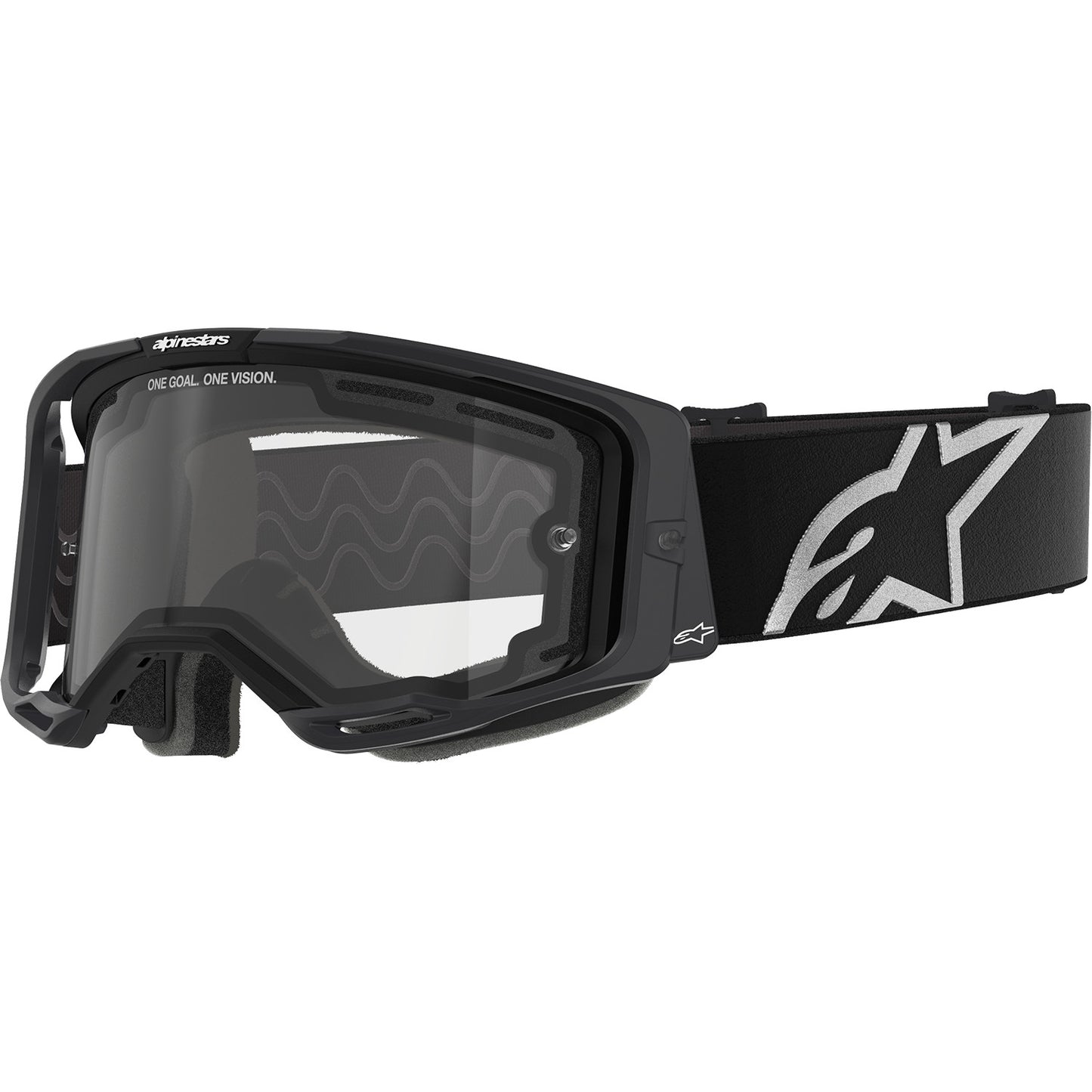 Alpinestars Vision 8 Goggle - Corp - Black - Clear 5100825-1425 | Goggles