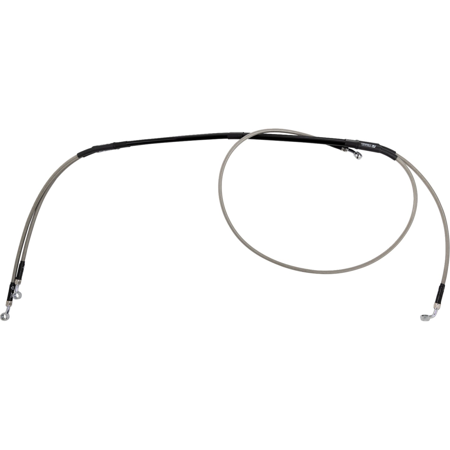 Moose Offroad Brake Line Pair - Stainless Steel B05-1-019/P | Brake Lines Hoses Stainless Steel