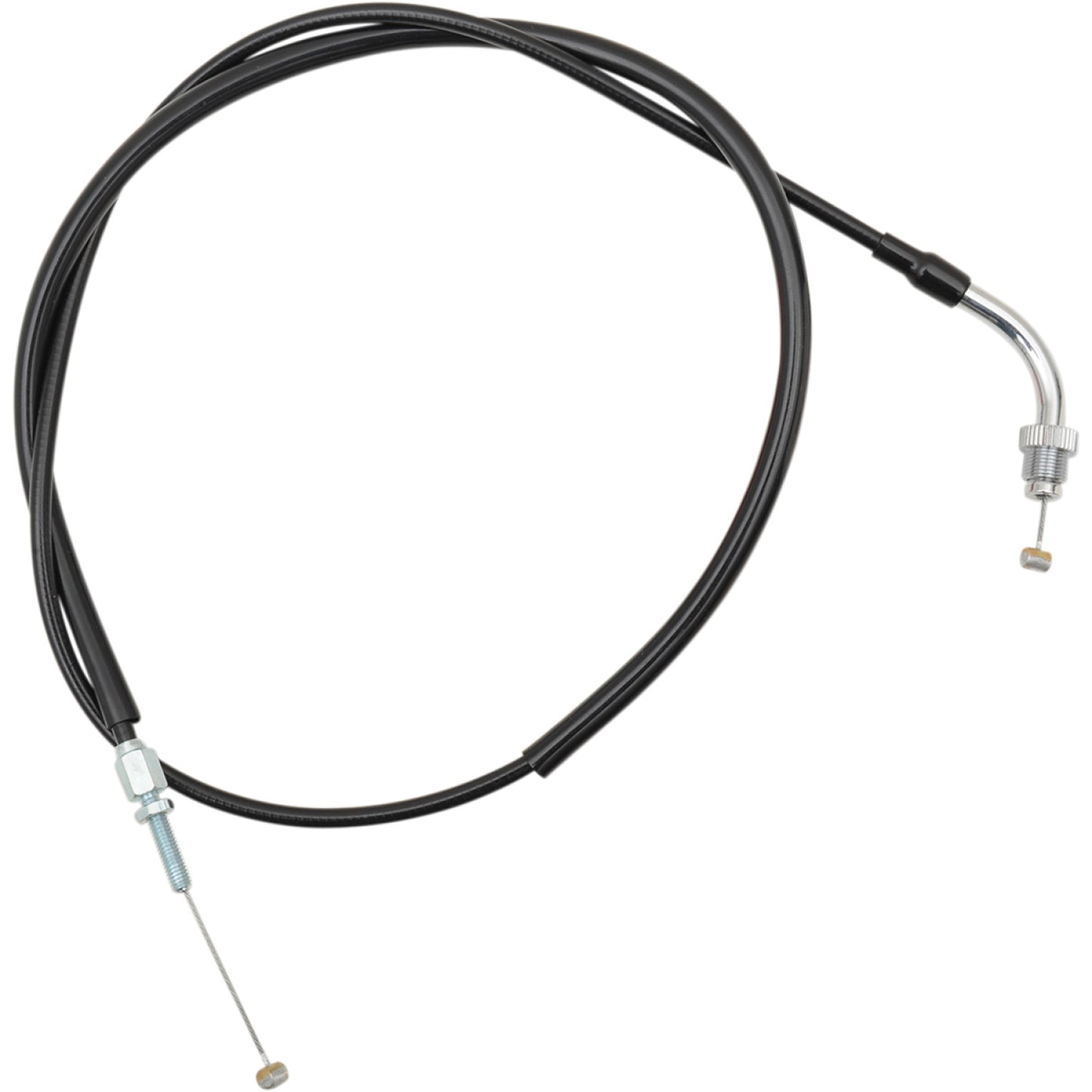Motion Pro Black Vinyl Throttle Cable - Push - +6" - Honda 02-0598