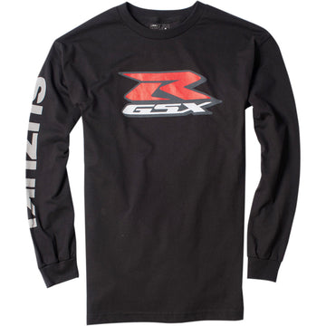 FACTORY EFFEX Suzuki GSX-R Long-Sleeve T-Shirt - Black - 2XL 17-87418