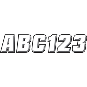 Hardline Sticker Kit - 2" - White/Black WHBLK500 | Stickers Decals