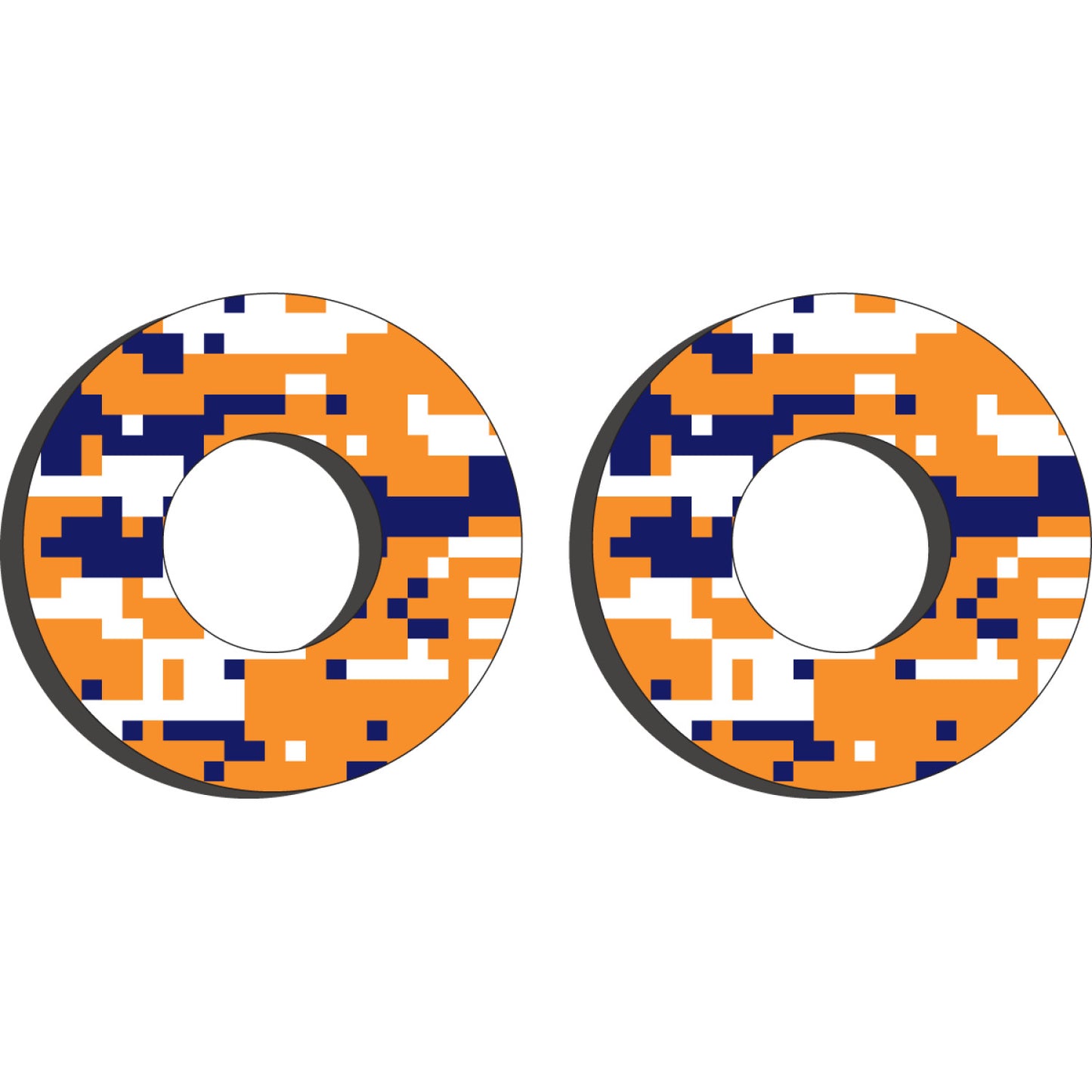 FACTORY EFFEX Grip Donuts - KTM Orange/Blue 22-67500
