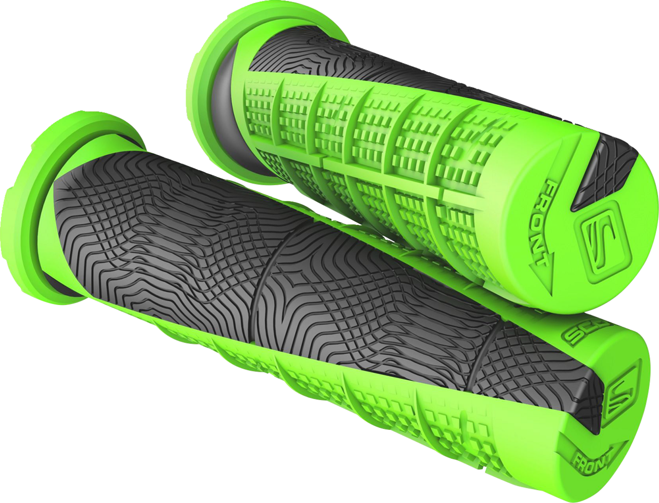 Scott Deuce ATV Grips - Black/Neon Green 217892-5043