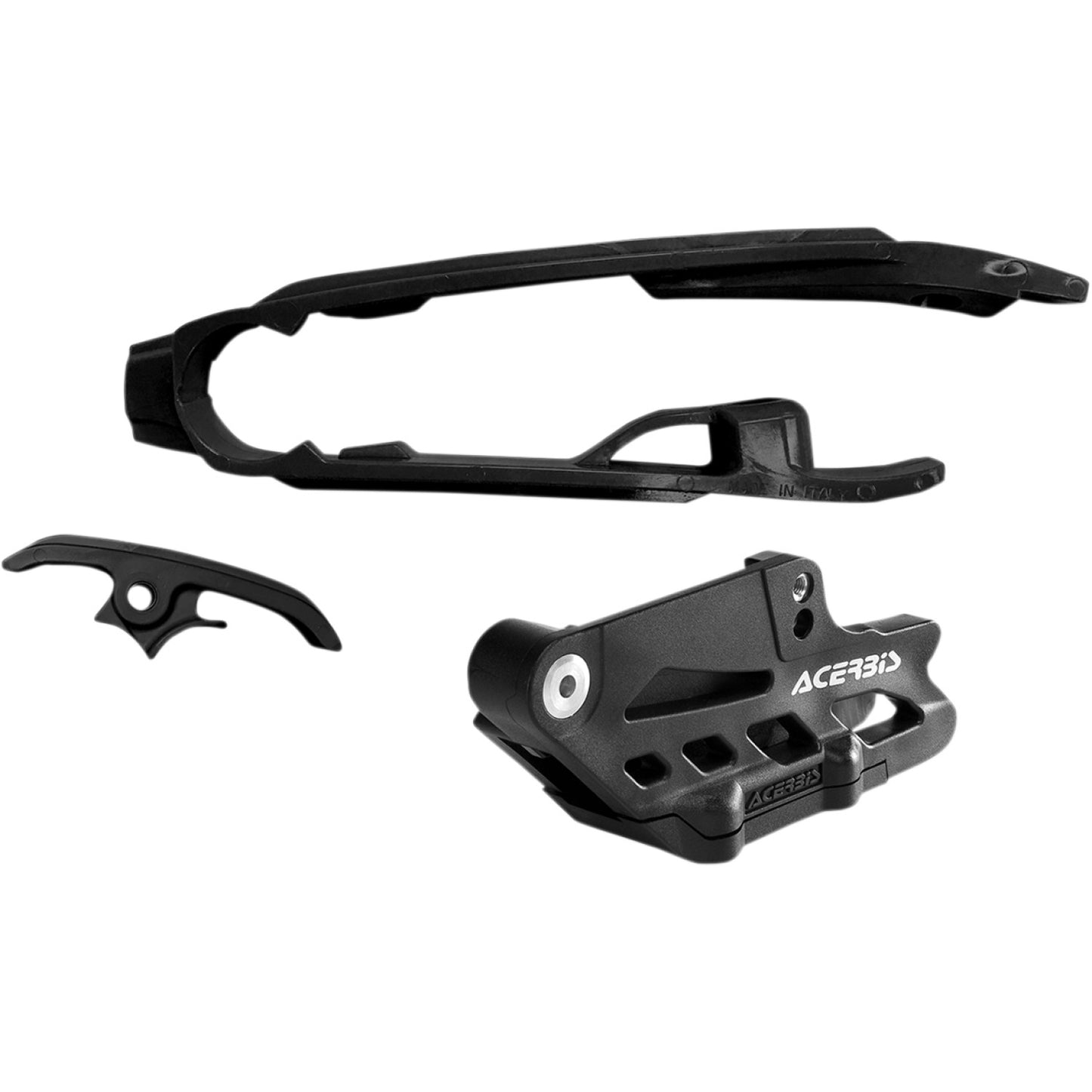 Acerbis Chain Guide 2.0 and Slider Kit - Husqvarna/KTM/Gas Gas - Black 2462630001