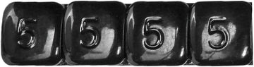K&L Square Adhesive Stick On Wheel Weights Black