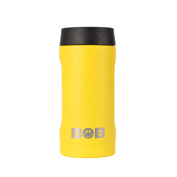 BOBs 12Oz Slim Double Wall Vacuum Insulated Can Cooler by BOB The Cooler Co