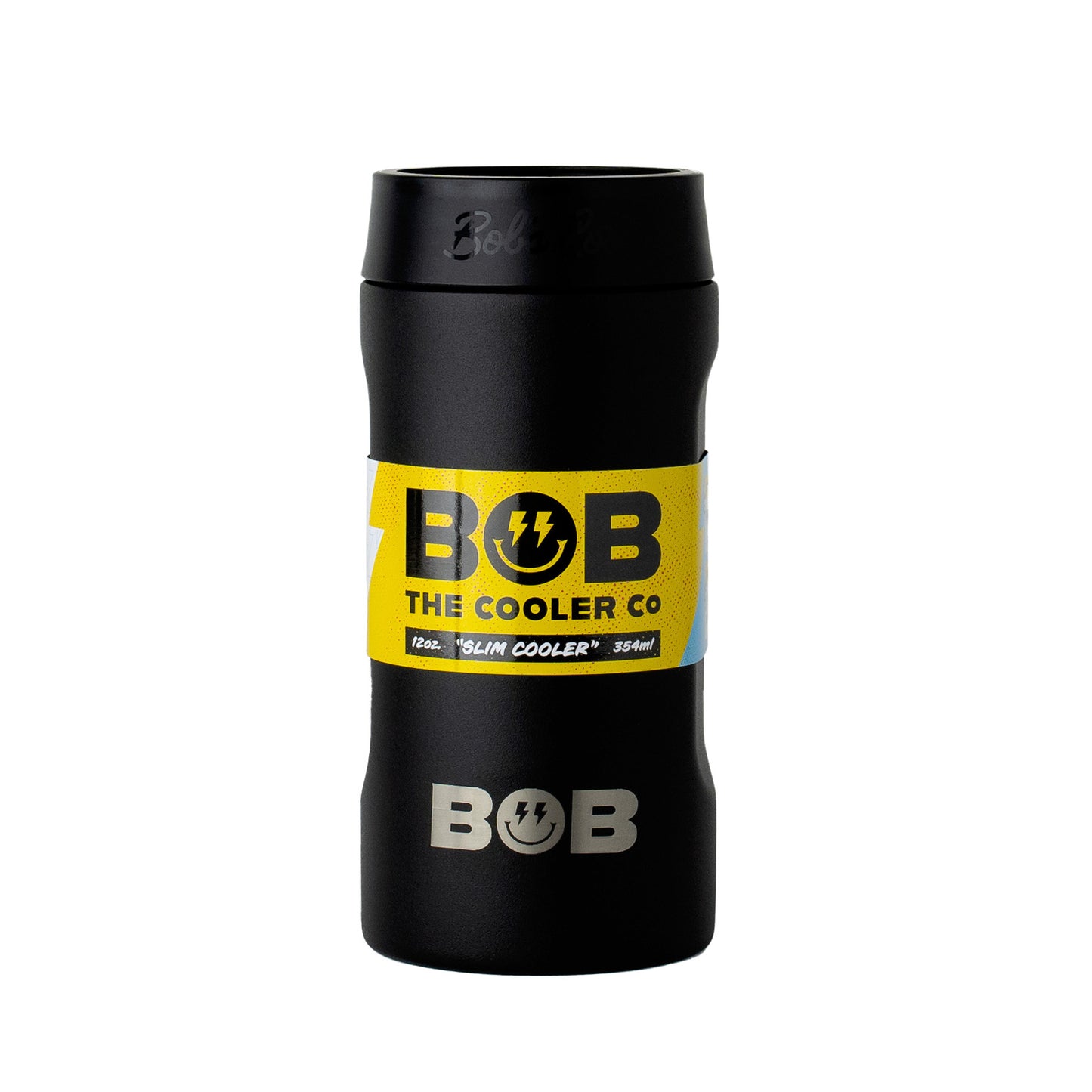 BOBs 12Oz Slim Double Wall Vacuum Insulated Can Cooler by BOB The Cooler Co