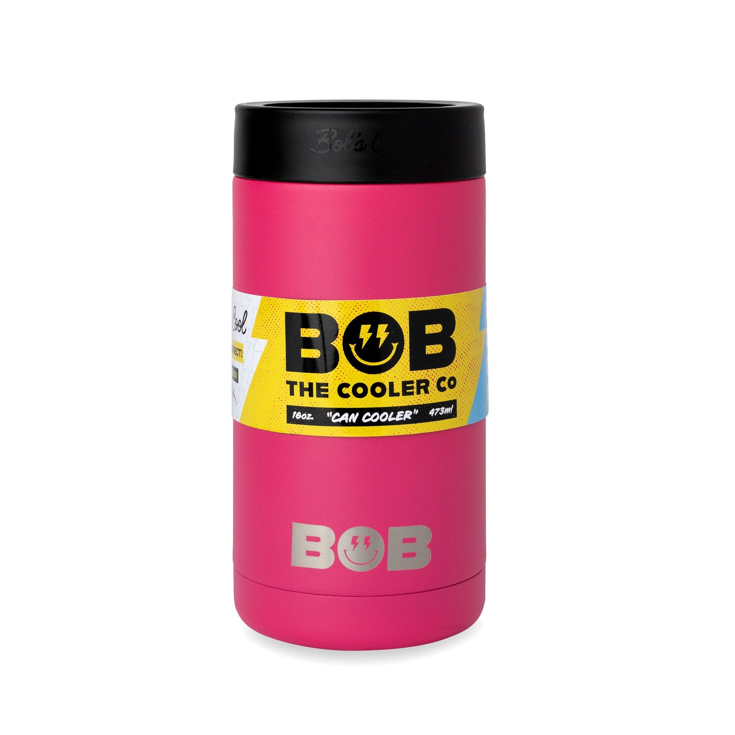 BOBs 16Oz Standard Double Wall Vacuum Insulated Can Cooler by BOB The Cooler Co