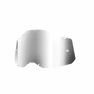 100% AC2/ST2 Youth Replacement Lens Mirror Silver