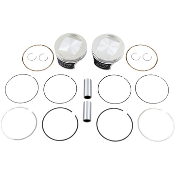 Wiseco Tracker* Series Piston Kit - 3.885" - 88 Cubic Inch Bored to 95 Cubic Inch - +0.010" - Twin Cam K0207P1