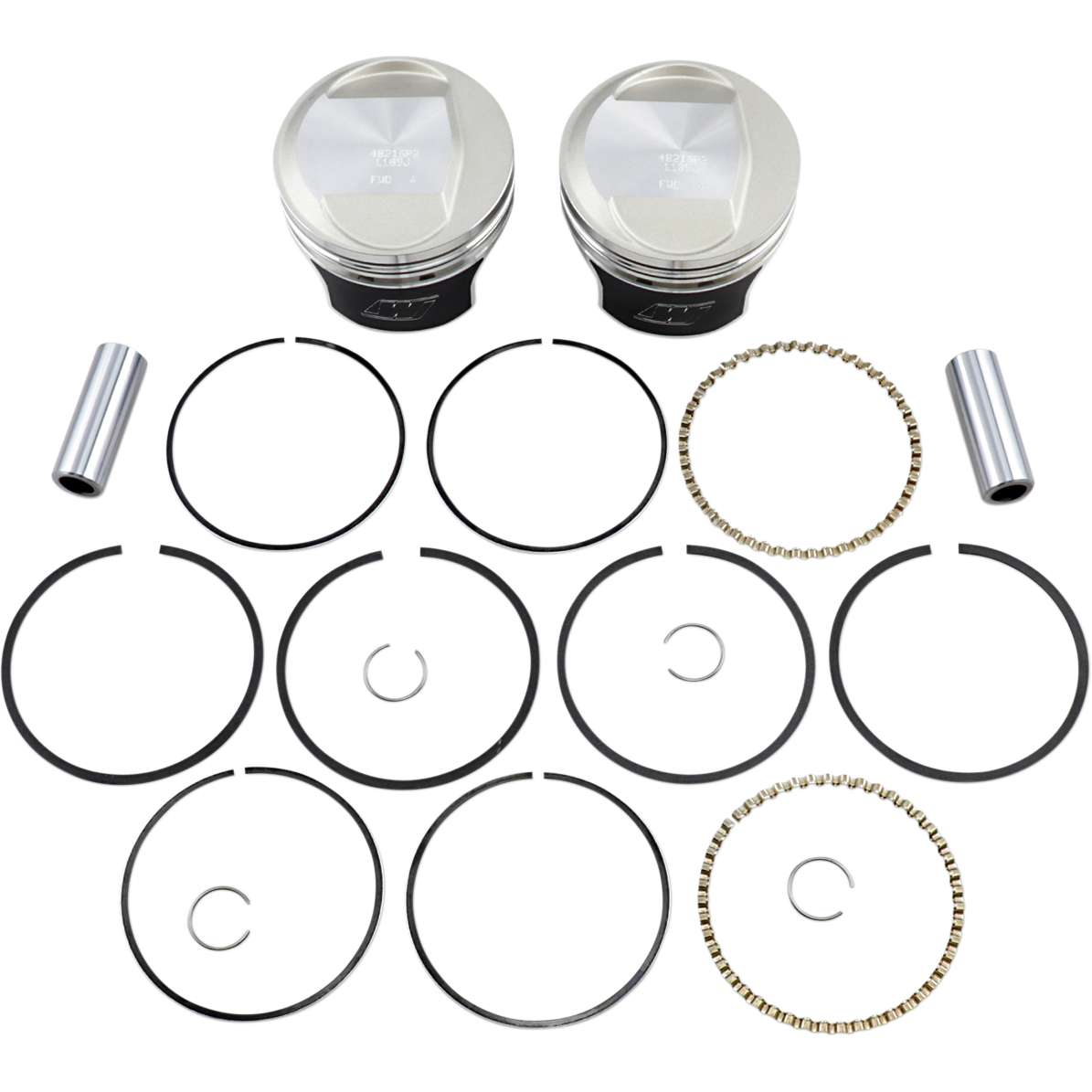 Wiseco Tracker* Series Piston Kit - 3.518"- 1340 cc 80 Cubic Inch - +0.020" - Evolution K0216P2