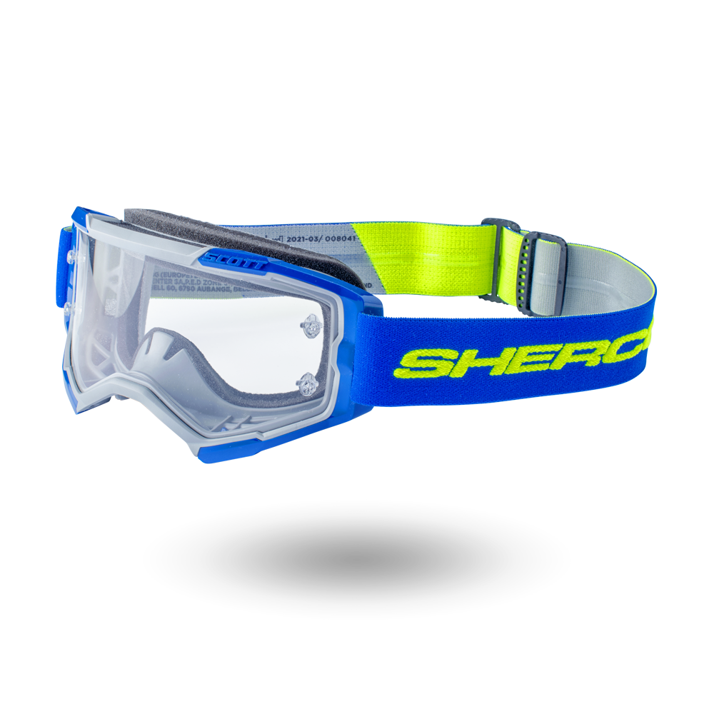 Scott Fury Sherco Goggles Blue/Yellow | Goggles | 10499