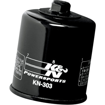 K & N Performance Oil Filter - Bimota/Honda/Kawasaki/Polaris/Yamaha KN-303