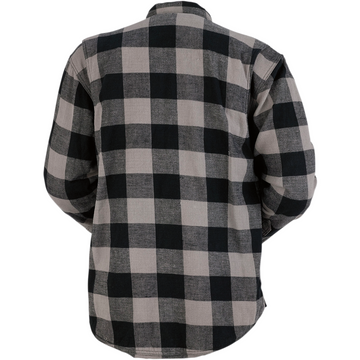 Z1R Duke Flannel Shirt - Gray/Black - 3XL 3040-2550