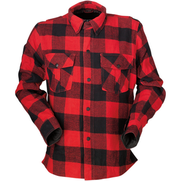 Z1R Duke Flannel Shirt - Red/Black - Medium 3040-2815