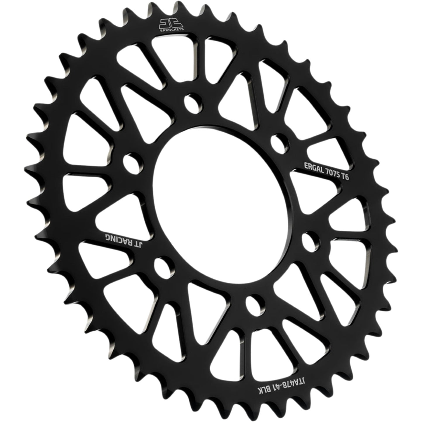 JT SPROCKETS Rear Sprocket - Kawasaki - Black - 41-Tooth JTA478.41BLK by JT Rear Sprockets Aluminum/Alloy