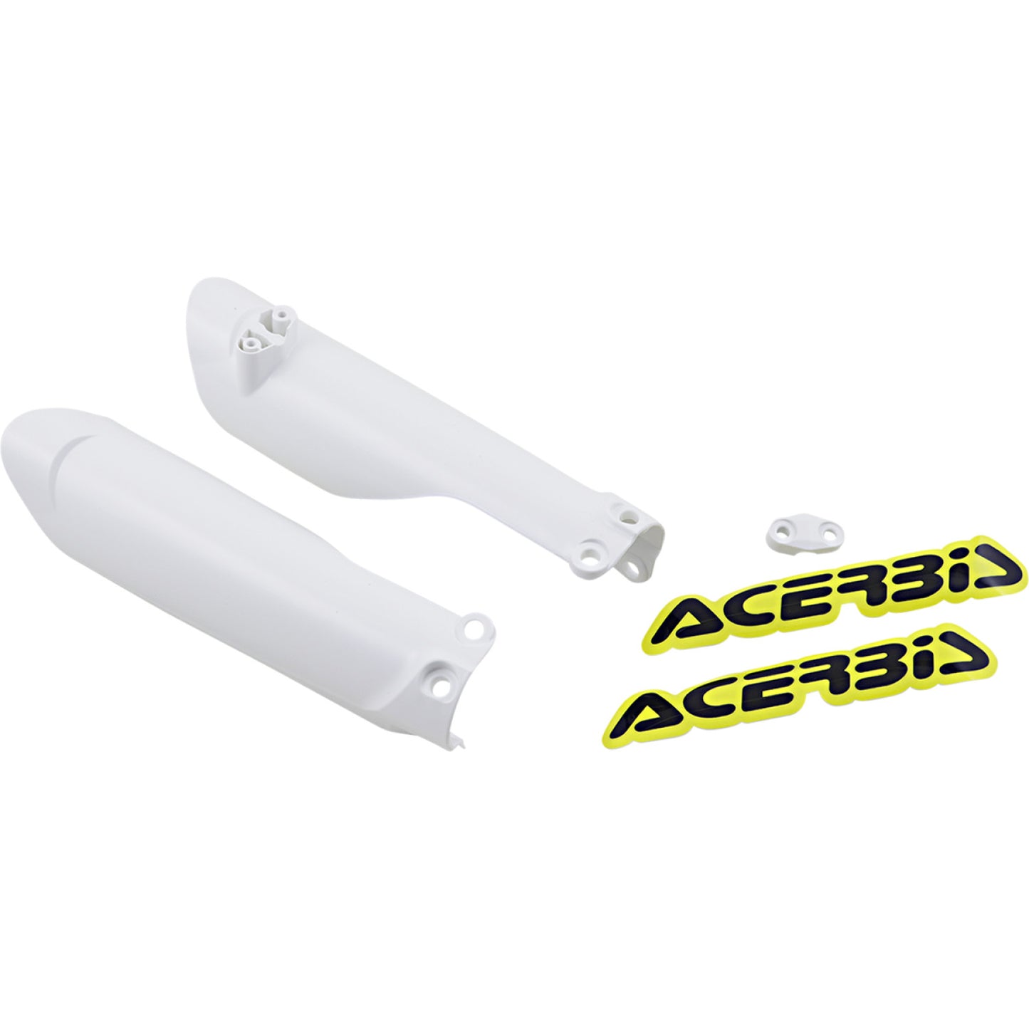 Acerbis Lower Fork Covers for Inverted Forks - White 2791510002