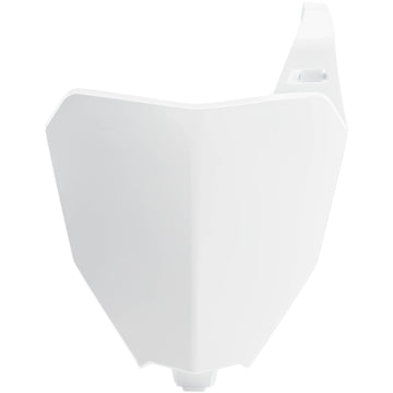 Acerbis Front Number Plate - White 2780390002