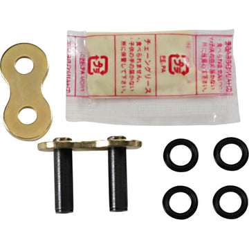 DID 525 VX3 - Connecting Link - Rivet - Gold ZJ525VX3G | Drive Chain Links & Parts