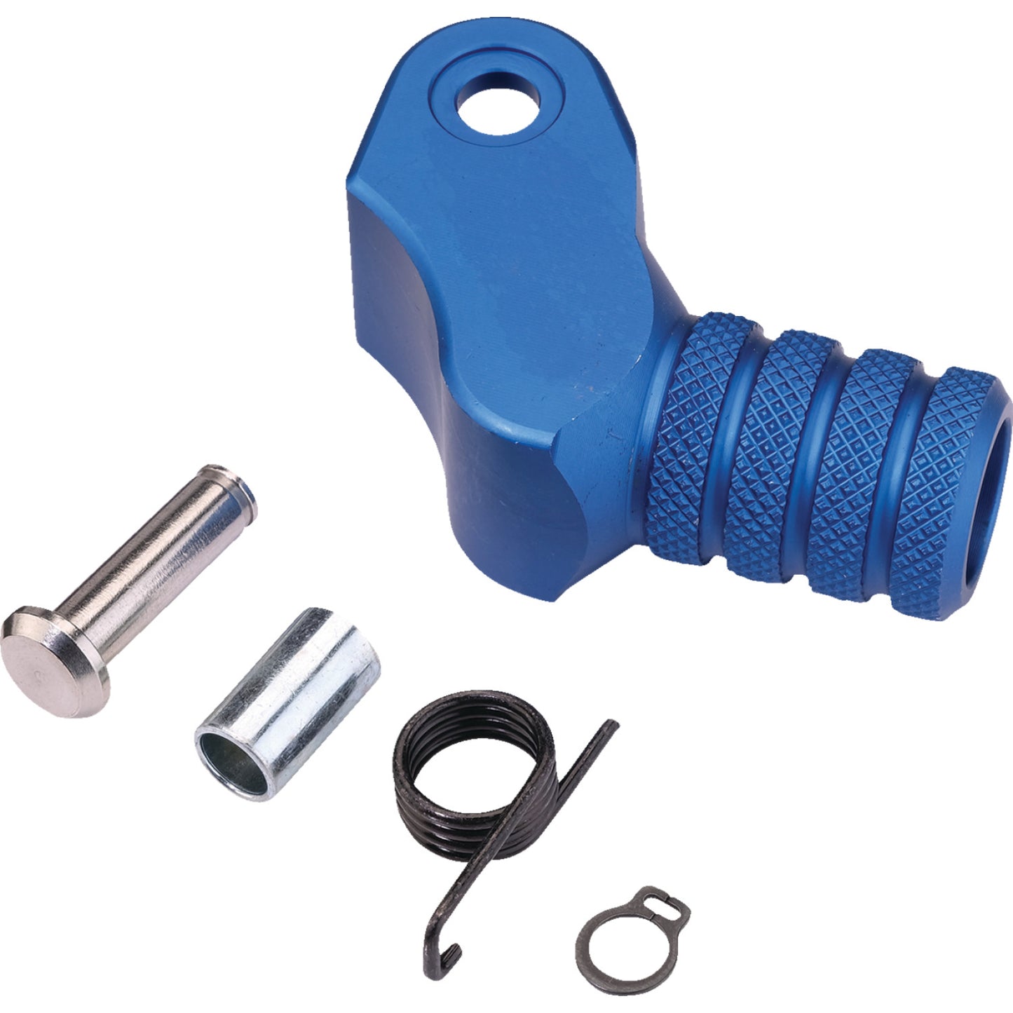 Moose Offroad Knurled Shift Lever Tip - 20 mm - Blue 81-0000-10-20 | Shifter Levers & Parts
