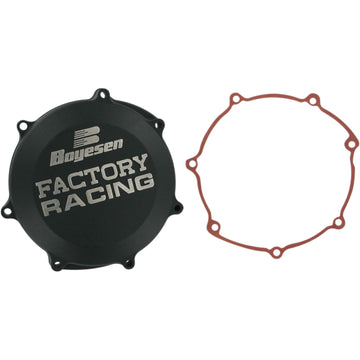 BOYESEN Clutch Cover - Black - Yamaha CC-38AB