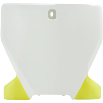 Acerbis Front Number Plate - White/Yellow 2726571070