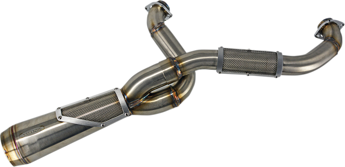 TRASK 2-into-1 Big Sexy Exhaust System - Brushed Stainless Steel TM-5110
