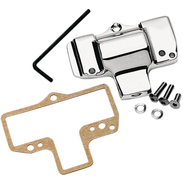 Mikuni Carburetor Top Cover without Logo - Chrome KHS-028