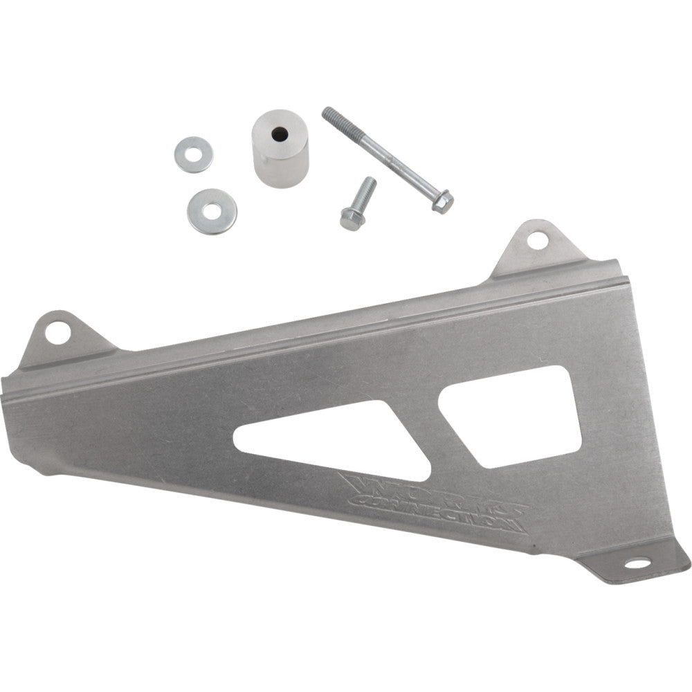 WORKS CONNECTION Radiator Brace Set - Silver - Yamaha 18-123