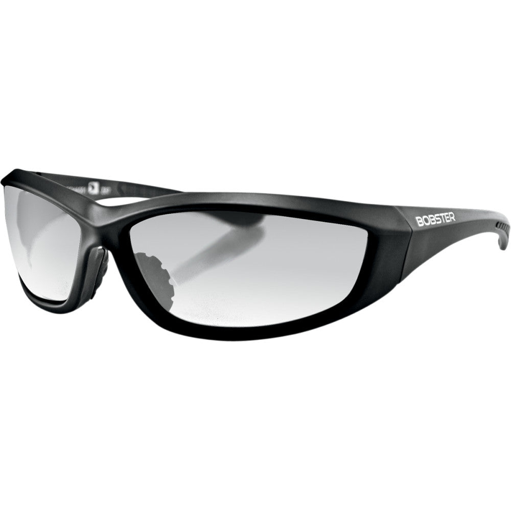 BOBSTER Charger Sunglasses - Gloss Black - Clear Lens ECHA001C