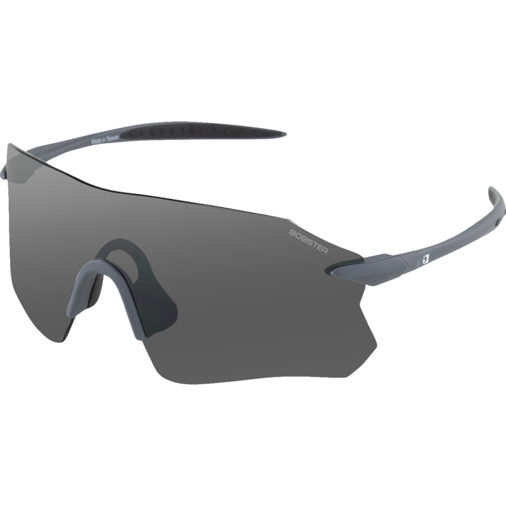 BOBSTER Aero Sunglasses - Matte Gray - Smoke Silver Mirror Lens BAER01