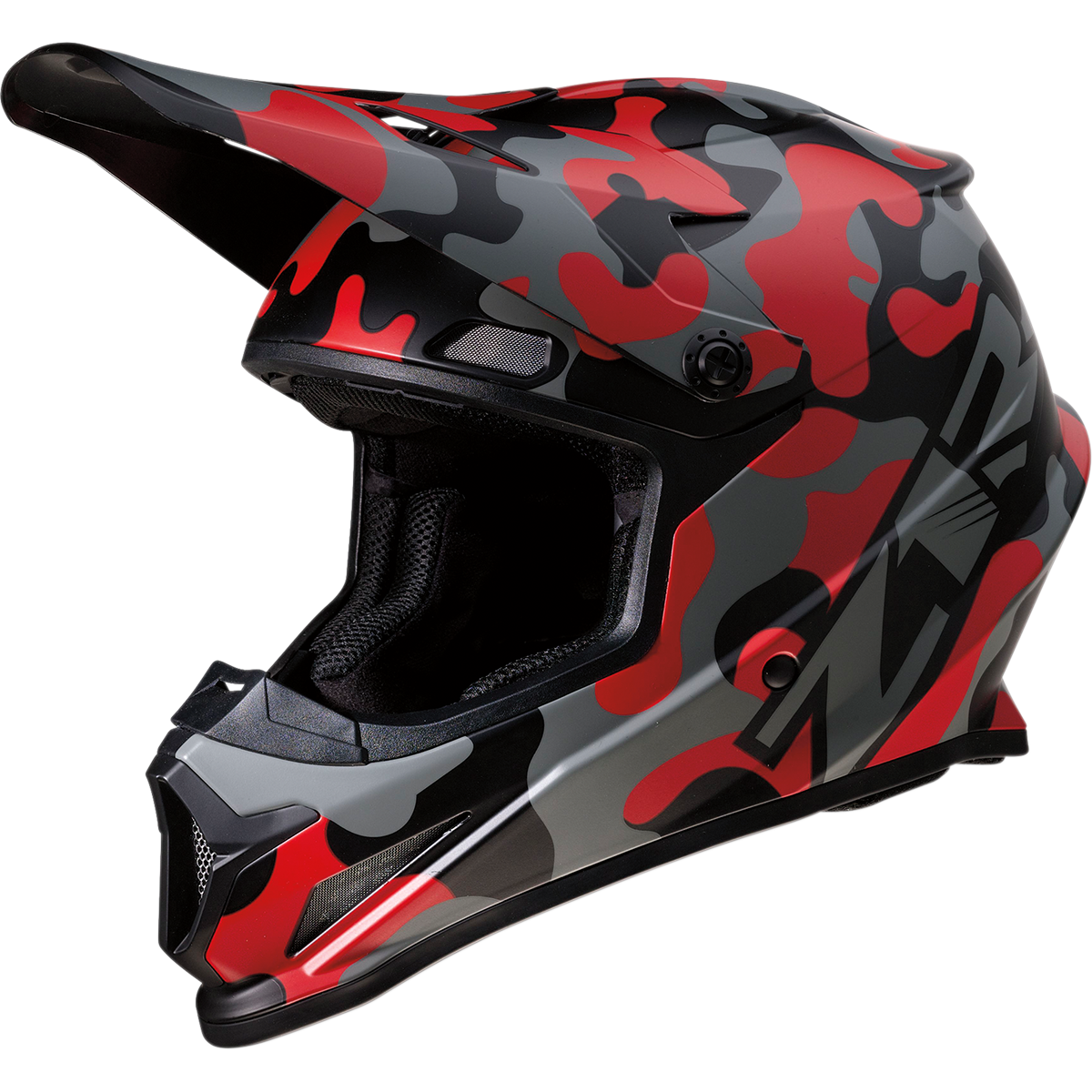 Z1R Rise Helmet - Camo - Red - XS 0110-6079