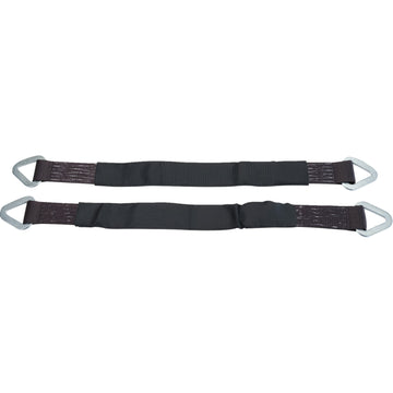 Moose Racing Axle Strap - 2"x30" Black - Pair 3920-0522