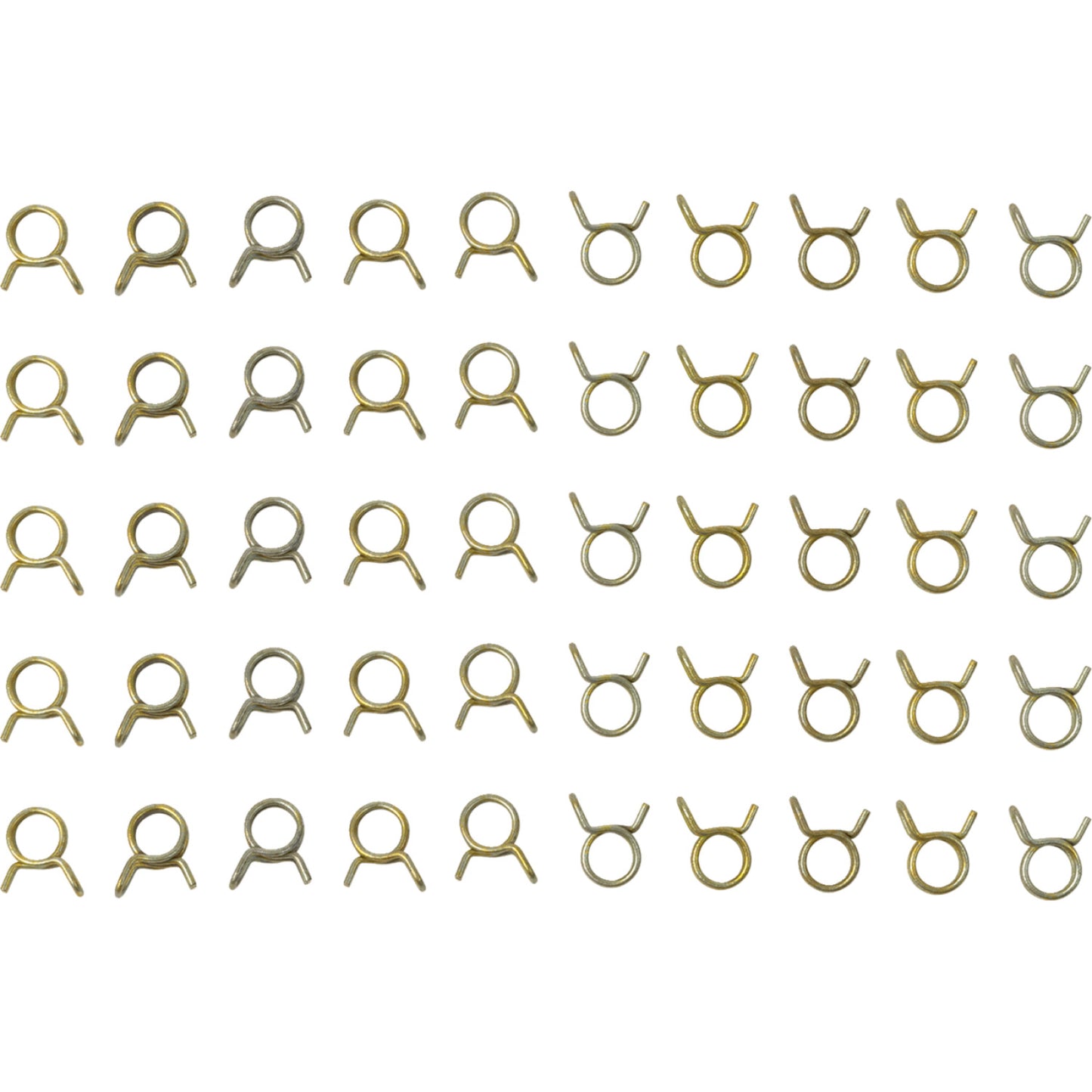 Helix Hose Clamps - Self-Tensioning - Double Wire - 3/8" - 50 Pack 111-1750 | Hardware Kits Assortments