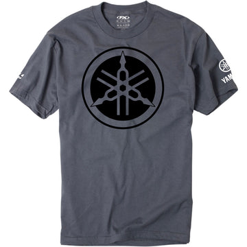 FACTORY EFFEX Yamaha Tuning Fork T-Shirt - Charcoal Gray - Large 16-88292