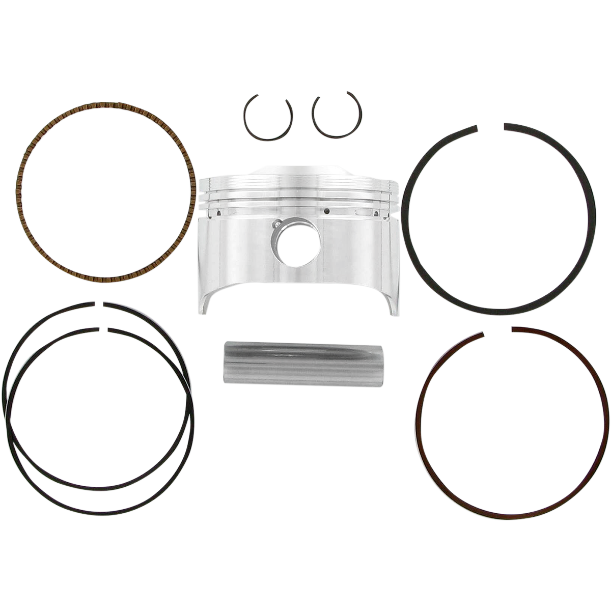 Wiseco Piston Kit - 74.50 mm - Honda 4574M07450