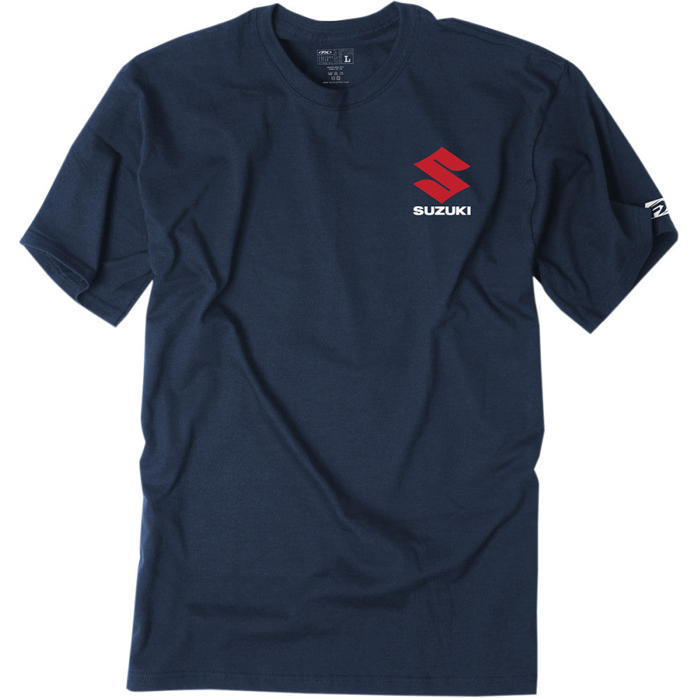 FACTORY EFFEX Suzuki Shutter T-Shirt - Navy - XL 20-87406